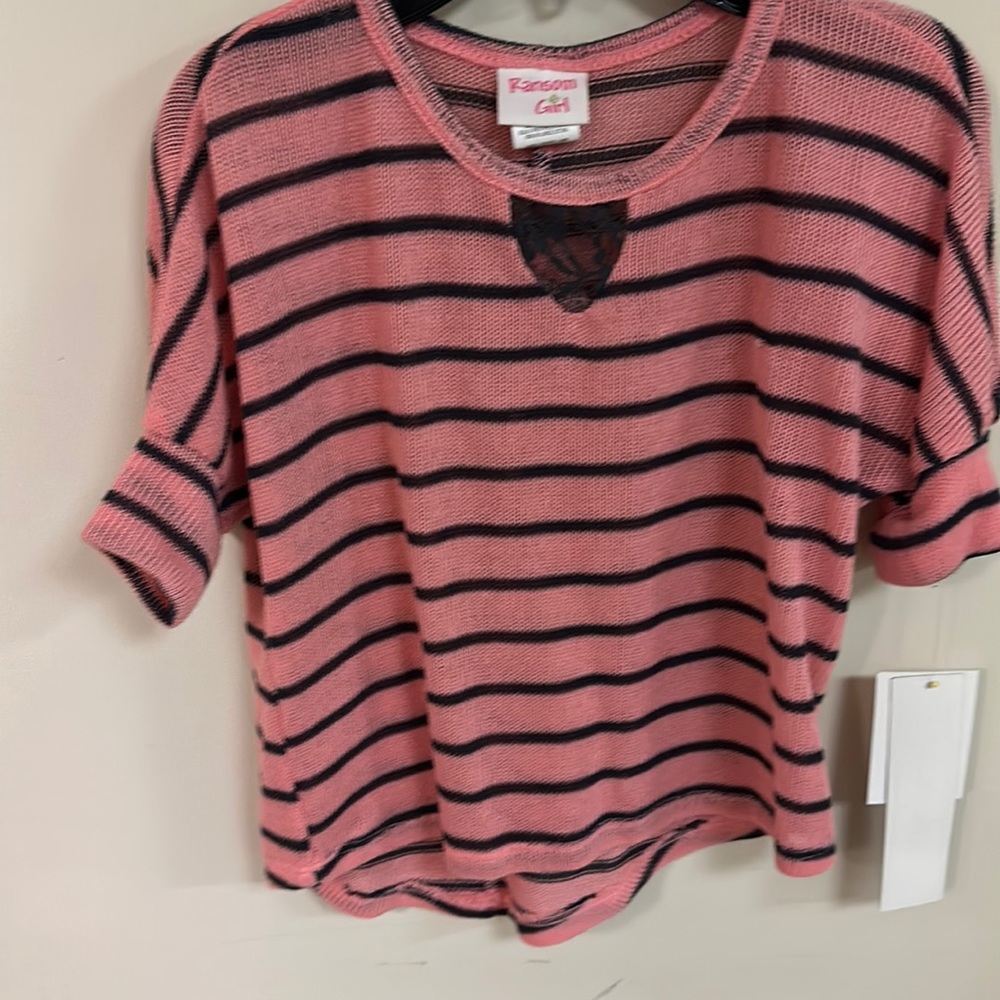 girls 4&up dork hatchi strip top lace encase 89% nylon 11% spandex